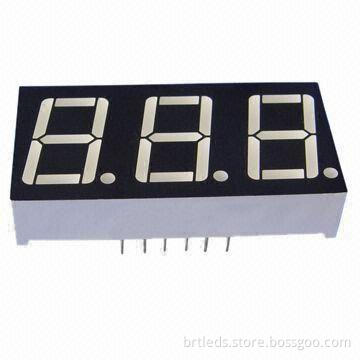 LED Display with Excellent Segment Uniformity, Available in Various Colors